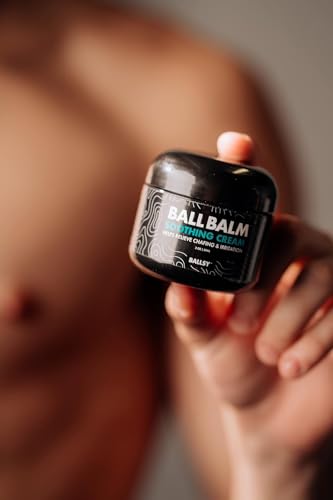 Crema Calmante Ballsy Groin Balm, Hidratación Profunda para Piel Irritada o Seca, Tamaño Conveniente 2 oz (Paquete de 1) - imagen 3