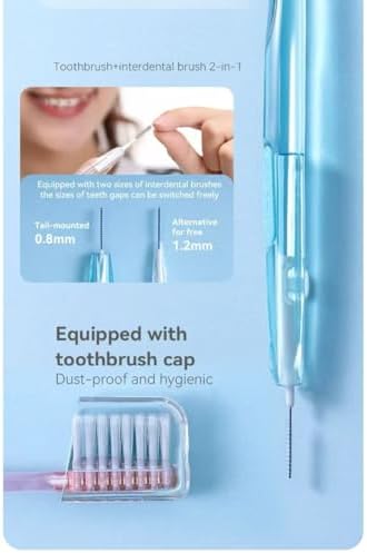 Cepillo de Dientes Ortodóntico Cóncavo YANDY para Brackets, Paquete de 3, Cepillo Interdental Autocontenido, Cerdas Suaves - imagen 4