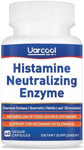 Suplemento Enzimático DAO Uarcool para la Digestión Suave - Histamina y Oxidasa de Diamina - Hecho en EE. UU. - 60 Softgels - imagen 1