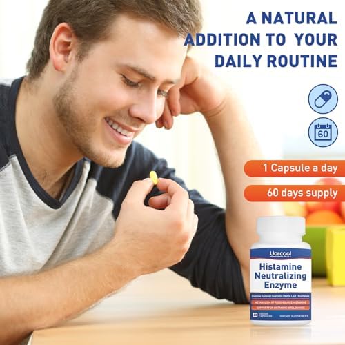 Suplemento Enzimático DAO Uarcool para la Digestión Suave - Histamina y Oxidasa de Diamina - Hecho en EE. UU. - 60 Softgels - imagen 6