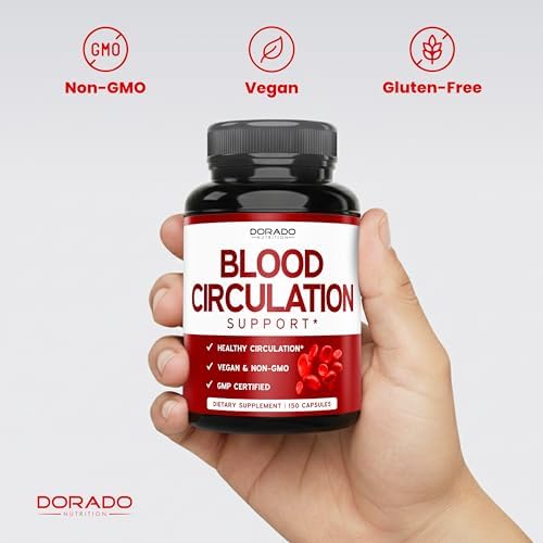 Suplementos para la Circulación Sanguínea con Diosmina y Más (150 Cápsulas) - Apoyo para Venas Varicosas y Arañitas - Vegano y Sin OGM - Fabricado en - imagen 7