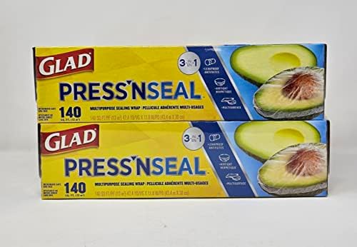 Envoltura Selladora Multiusos Glad Press'N Seal - Impermeable, A Prueba de Aire y Multisuperficie - 2 x 140 Pies Cuadrados - imagen 1