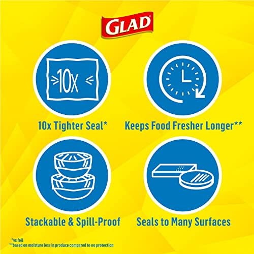 Envoltura Selladora Multiusos Glad Press'N Seal - Impermeable, A Prueba de Aire y Multisuperficie - 2 x 140 Pies Cuadrados - imagen 3