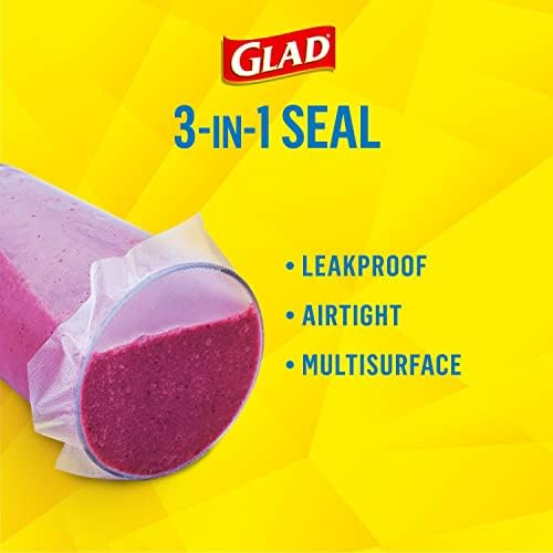 Envoltura Selladora Multiusos Glad Press'N Seal - Impermeable, A Prueba de Aire y Multisuperficie - 2 x 140 Pies Cuadrados - imagen 4