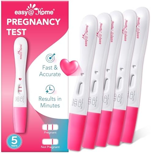 Easy@Home Prueba de Embarazo Inteligente con Temporizador: Detección Temprana de hCG - Resultados Rápidos y Fáciles de Usar en Casa con Indicador de - imagen 1