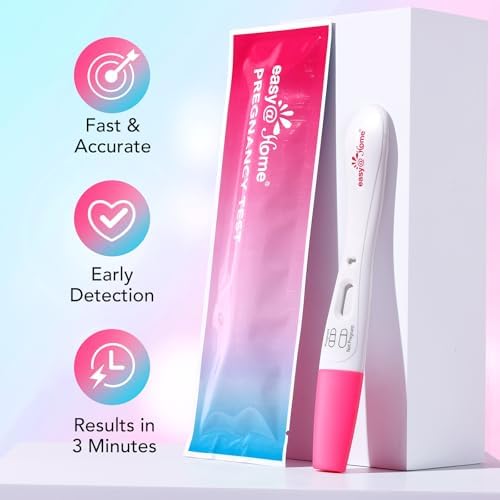 Easy@Home Prueba de Embarazo Inteligente con Temporizador: Detección Temprana de hCG - Resultados Rápidos y Fáciles de Usar en Casa con Indicador de - imagen 3