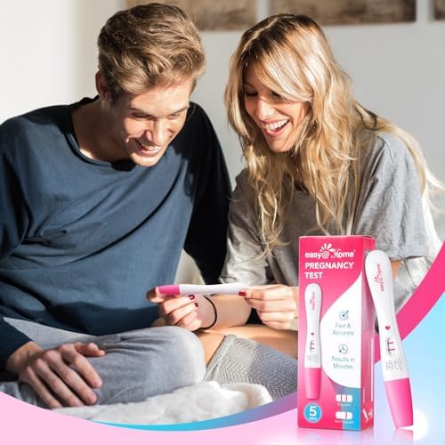 Easy@Home Prueba de Embarazo Inteligente con Temporizador: Detección Temprana de hCG - Resultados Rápidos y Fáciles de Usar en Casa con Indicador de - imagen 7