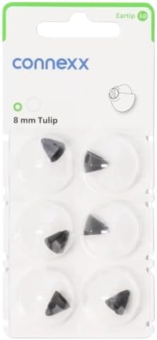 Connexx Eartip 3.0 Tulip – Puntas para Audífonos de 8mm – Cómodas y Seguras – Paquete de 6 - imagen 1