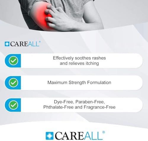 Crema Hidrocortisona CareAll 1% (Paquete de 144), 0.9gr en Sobre. Fórmula de Máxima Potencia, Alivio para Picazón, Eczema, Picaduras, Hiedra Venenosa - imagen 2
