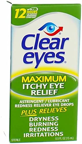 Clear Eyes Alivio Máximo para Ojos Irritados 0.05 oz (Paquete de 2) - imagen 1