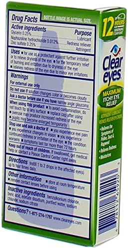 Clear Eyes Alivio Máximo para Ojos Irritados 0.05 oz (Paquete de 2) - imagen 4