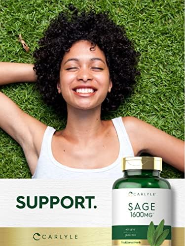 Suplemento Carlyle Sage | 180 Cápsulas | Alta Potencia | Sin OGM, Sin Gluten - imagen 6