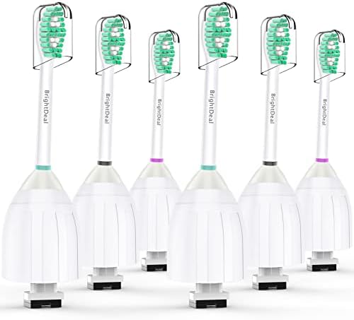 Cabezas de Cepillo BrightDeal para Philips Sonicare Essence Elite Advance Xtreme CleanCare E-Series, Reemplazo HX7022/66 HX7023 HX7001, 6 Piezas con - imagen 1