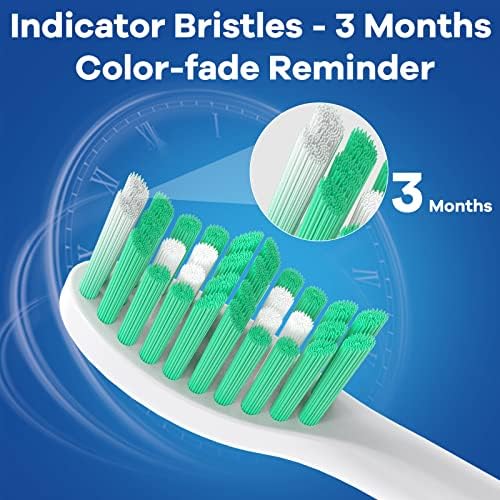 Cabezas de Cepillo BrightDeal para Philips Sonicare Essence Elite Advance Xtreme CleanCare E-Series, Reemplazo HX7022/66 HX7023 HX7001, 6 Piezas con - imagen 6