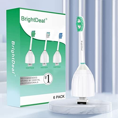 Cabezas de Cepillo BrightDeal para Philips Sonicare Essence Elite Advance Xtreme CleanCare E-Series, Reemplazo HX7022/66 HX7023 HX7001, 6 Piezas con - imagen 8