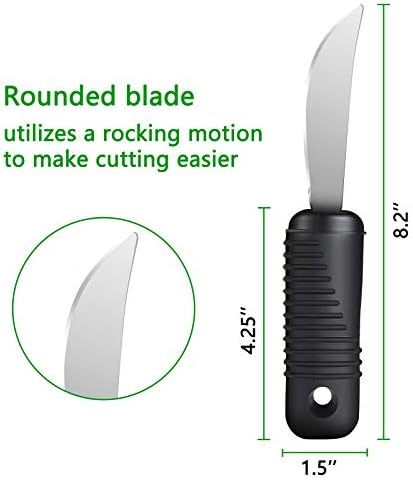 Utensilios Adaptativos YPC, Cubiertos de Fácil Agarre, Juego de 3 Piezas: Tenedor, Cuchara y Cuchillo para Adultos, Personas Mayores y con Temblor - imagen 4