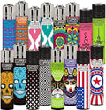 Clipper - Encendedores Reutilizables Clásicos Grandes - Paquete de 16 Encendedores Premium Recargables - Diseños Variados - Reemplaza Butano, Yesca y - imagen 1