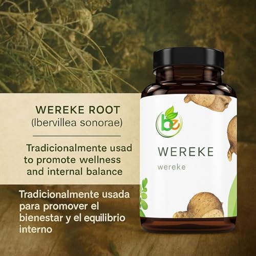 Wereke (Raíz de Wereque) – 90 Cápsulas Veganas, 1500 mg por Porción – Suplemento Herbal 100% Natural – Calidad Premium, No GMO, a Base de Plantas – - imagen 6