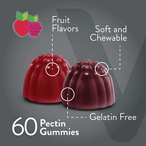 Gomitas de Fibra Prebiótica Viteey para Adultos, 4g - Suplemento Digestivo Vegano y Sin Gluten - 60 Piezas, Sin Azúcar Añadido - imagen 3