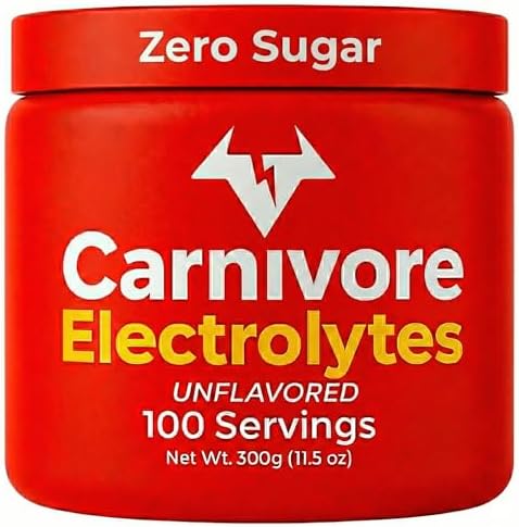 Polvo de Electrolitos Carnivore – 100 porciones, Hidratación Premium Sin Azúcar, Sin Carbohidratos, Calorías, Edulcorantes, Colorantes, Saborizantes - imagen 1