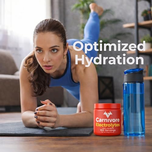 Polvo de Electrolitos Carnivore – 100 porciones, Hidratación Premium Sin Azúcar, Sin Carbohidratos, Calorías, Edulcorantes, Colorantes, Saborizantes - imagen 6