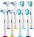 Cabezas de Cepillo de Repuesto para Oral-B Braun Professional Ortho y Kit Power Tip - Paquete de 8, Compatible con Cepillos Eléctricos Oral-B Pro - imagen 1