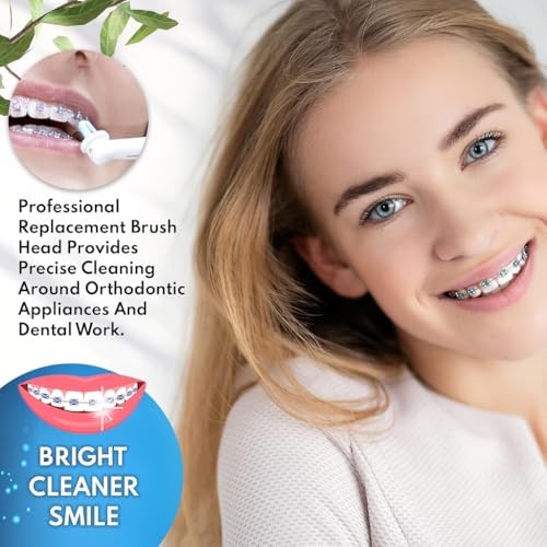 Cabezas de Cepillo de Repuesto para Oral-B Braun Professional Ortho y Kit Power Tip - Paquete de 8, Compatible con Cepillos Eléctricos Oral-B Pro - imagen 7