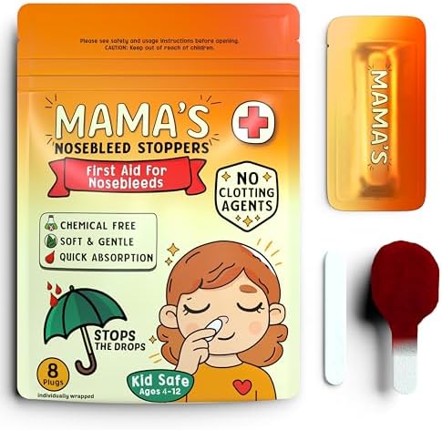 Tapones para Nariz Mama’s Club – Tapones Suaves para Niños, Alternativa Natural sin Químicos – Diseño Suave y Absorbente para Narices Sensibles (8 - imagen 1