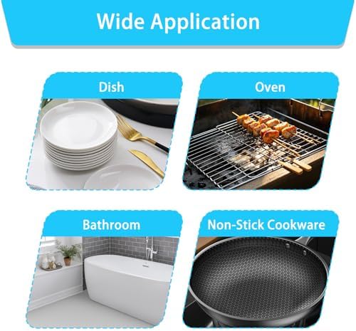 12 Paquetes de Recargas de Esponja para Varita de Platos Compatible con Scrub Daddy - Cabezas de Repuesto para Cepillo de Limpieza de Comida Pegada, - imagen 5