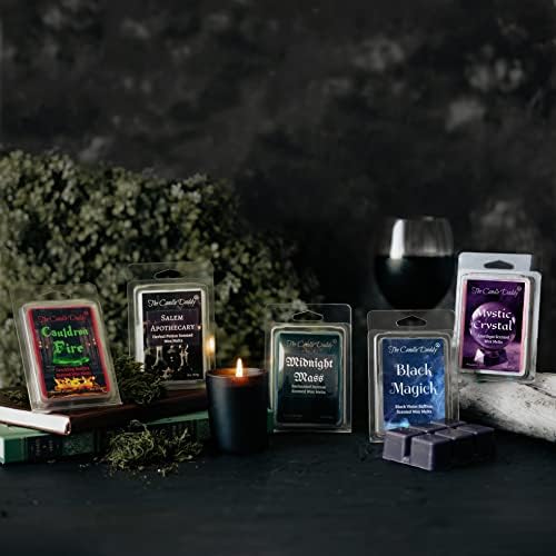 The Candle Daddy Salem Libro de Aromas Halloween 5 Pack - 5 Increíbles Ceritas de Cera - 30 Cubos en Total - 10 Onzas en Total - imagen 2
