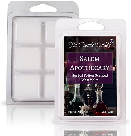 The Candle Daddy Salem Libro de Aromas Halloween 5 Pack - 5 Increíbles Ceritas de Cera - 30 Cubos en Total - 10 Onzas en Total - imagen 4