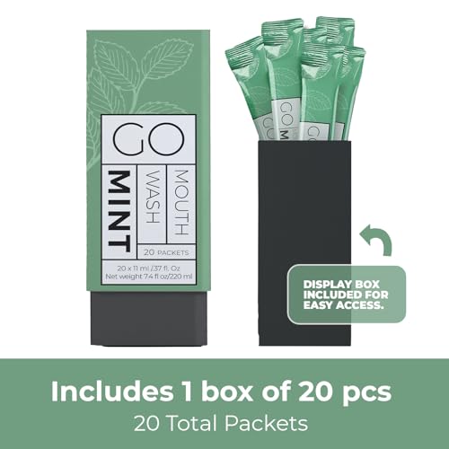 Paquete de Enjuague Bucal GO Travel Size – Sachets individuales para aliento fresco - Aprobados por TSA - Diseño inteligente para reducir el - imagen 2