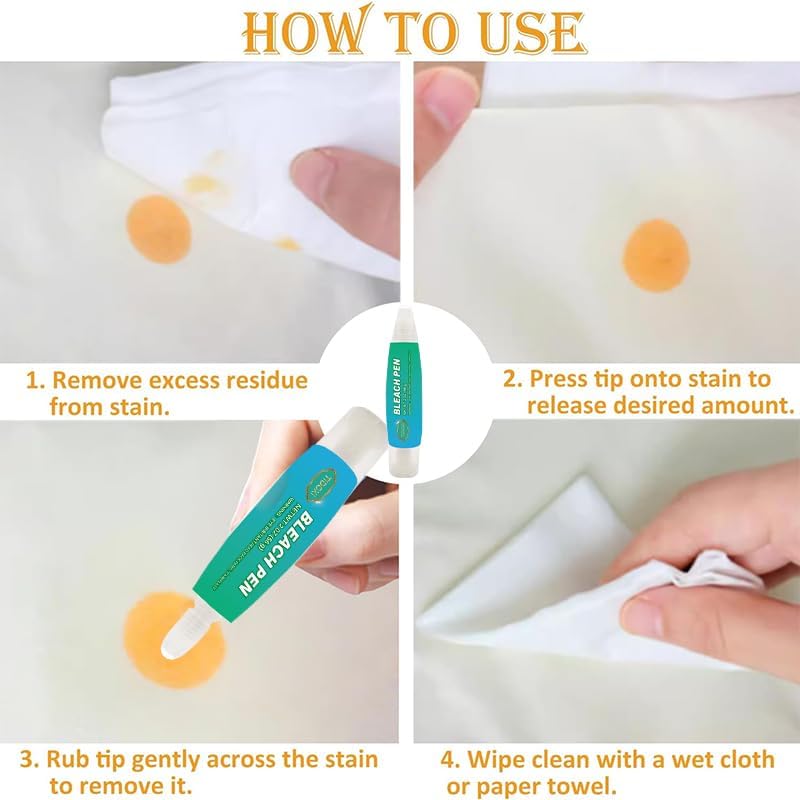 Bolígrafo Quitamanchas Tidoxi 1PCS, Bolígrafo Blanqueador para Ropa, Tamaño Viaje, Esenciales de Viaje, Accesorios de Viaje, Elimina Manchas al - imagen 4