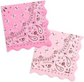 Servilletas Cowgirl xo, Fetti – 24 Servilletas de Papel | Bandana Rosa, Fiesta Western, Despedida de Soltera, Cumpleaños, Decoración Glam, Yeehaw, - imagen 1