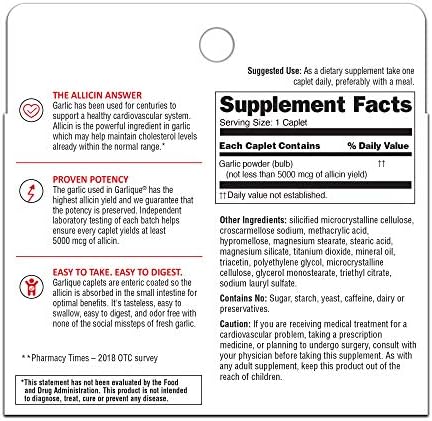 Suplemento Dietético Garlique para la Salud Cardiovascular, Verde, 30 Cápsulas - imagen 2