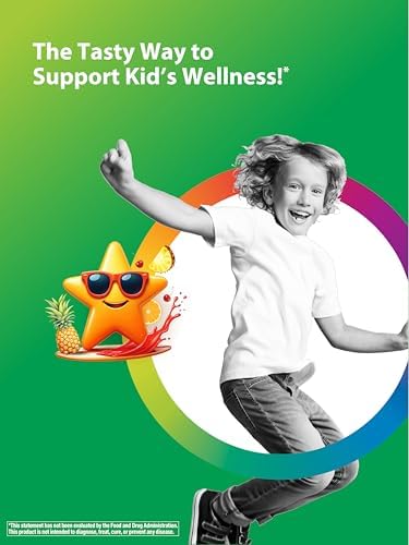 Rainbow Light Kids One + Multivitamínico | 50 Tabletas Masticables | Con Hierro y Probióticos Amigables para el Estómago | Sabor Fruta Punch | - imagen 3