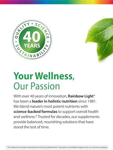 Rainbow Light Kids One + Multivitamínico | 50 Tabletas Masticables | Con Hierro y Probióticos Amigables para el Estómago | Sabor Fruta Punch | - imagen 6