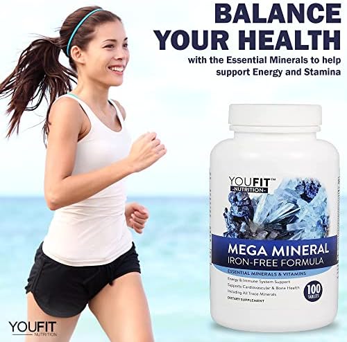 Suplemento Mega Minerals de Youfit Nutrition | Minerales Traza | Fórmula Premium para Salud Inmunológica | Sin Hierro | Todo en Uno | 1000mg Calcio - imagen 7