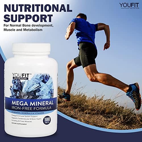 Suplemento Mega Minerals de Youfit Nutrition | Minerales Traza | Fórmula Premium para Salud Inmunológica | Sin Hierro | Todo en Uno | 1000mg Calcio - imagen 8