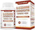 Suplemento de Glucosamina y Condroitina MSM Purely Optimal con Cúrcuma y Boswellia - Suplemento Articular para Hombres y Mujeres - 120 Tabletas - imagen 1