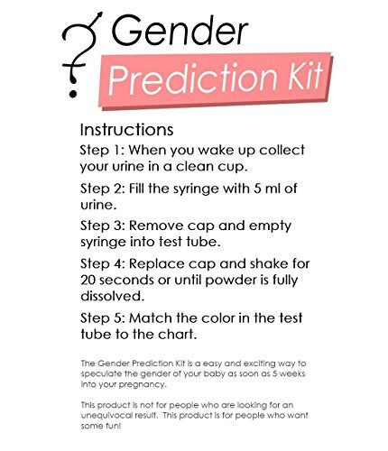 Kit de Prueba de Género del Bebé - Test Prenatal de Embarazo Temprano - Descubre si tu Bebé es Niño o Niña en Menos de un Minuto desde Casa. Regalo - imagen 3