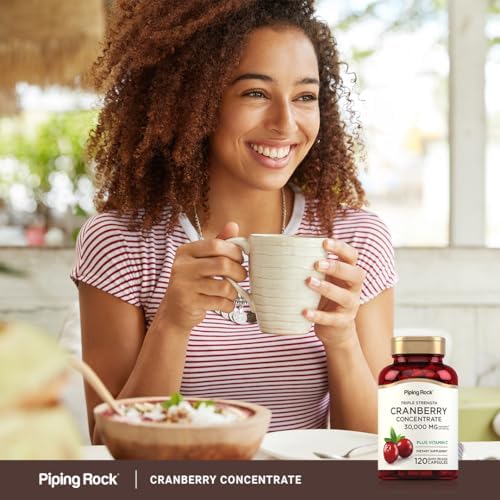 Píldoras de Arándano Piping Rock | 120 Cápsulas | Suplemento para Hombres y Mujeres | Extracto Concentrado Triple Fuerza + Vitamina C | Sin OGM, Sin - imagen 5