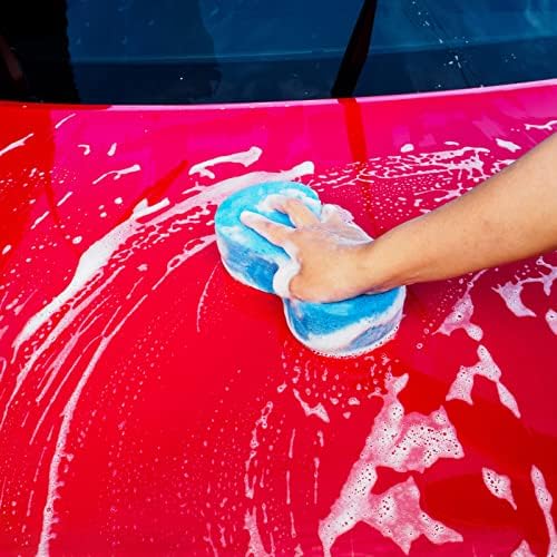 TOPZEA 15 Piezas de Esponjas para Lavado de Autos, Esponjas Grandes y Gruesas para Limpieza de Auto, Bicicleta, Barco, Cocina, Baño y Azulejos, - imagen 4