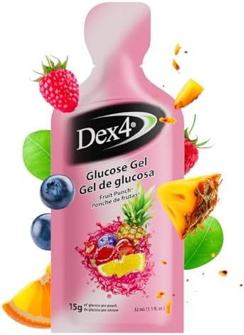 Paquete de Gel de Glucosa Dex4, 15g, Acción Rápida, Pre-medido, 6 Piezas, Sin Grasa, Sin Gluten, Sabor Fruta Punch - imagen 1