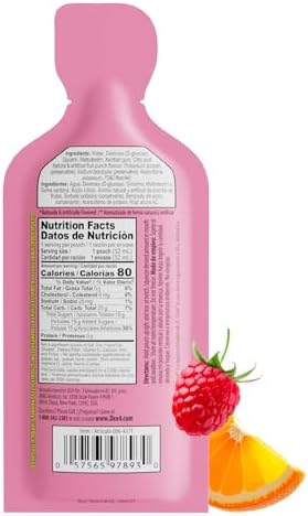 Paquete de Gel de Glucosa Dex4, 15g, Acción Rápida, Pre-medido, 6 Piezas, Sin Grasa, Sin Gluten, Sabor Fruta Punch - imagen 7