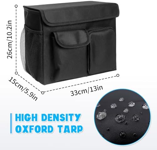 Bolsa para Scooter de Movilidad, Cesta para Scooter Eléctrico, Cesta para Scooter de Rodilla, Caddy con Bolsillo para Laptop de 14 Pulgadas y 2 - imagen 2