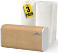Toallas de Papel Multicapa 1InTheOffice, Toallas de Mano para Baño, 1 Capa, 9 x 9.45, 250 Toallas/Paquete, Paquete de 3 - imagen 1