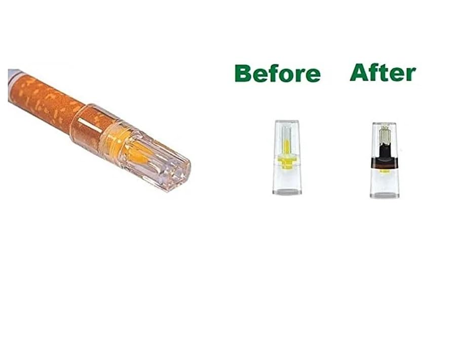 Filtros de Cigarrillos Nic-Out - Elimina el alquitrán sin perder el sabor - Filtros reutilizables para cigarrillos regulares y ligeros, 5 paquetes, - imagen 3