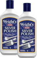 Limpiador y Pulidor de Plata Wright's - Paquete de 2 de 7 Onzas - Sin Amoníaco - Ideal para Plata, Joyería y Plata Antigua - imagen 1