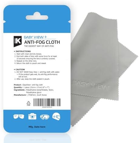Paño de Microfibra EASY VIEW+ Antivaho - Para Lentes, Gafas, Casco de Motocicleta y Lentes de Cámara - imagen 4